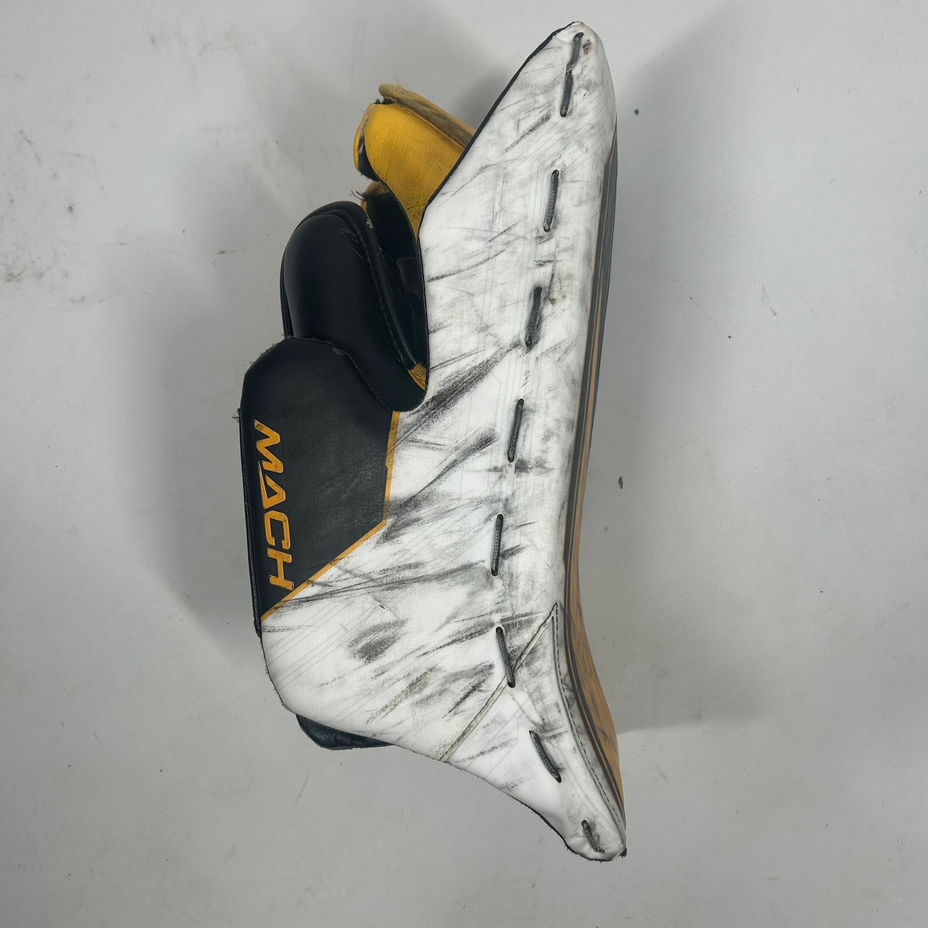 Bauer Supreme Mach - Bloqueur de gardien d'occasion (noir/blanc/jaune)
